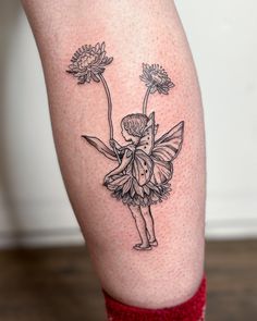 Flower fairies tattoo, did anyone have this book as a kid? . Taking bookings for June, july and beyond 💖 . . . . . . . @officialflowerfairies #flowerfairies #fairytattoo #fairy #fairies #fairycore #bristol #bristolart #bristoltattoo #bristoltattooartist #lineworktattoos #illustrationtattoo Flower Fairy Tattoo, Ladybird Tattoo, Lady Bug Tattoo, Garden Tattoos, Ancient Tattoo, Insect Tattoo, Full Body Tattoo