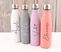 Thermos bottle with 500ml, personalized with name insulated bottle, stainless steel gift bottle, outdoor drinking bottle Personalized Water Bottle, Steel Gifts, Sports Bottle, Valentines Day Presents, Sports Water Bottle, Custom Cup, Personalized Bottles, Custom Water Bottles, Custom Bottles