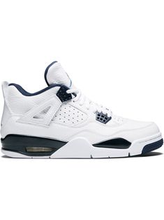 Jordan Air Jordan 4 Retro LS legend blue SS20 | Farfetch.com Jordan Air 4 Retro, Jordan Air 4, Jordan 4 White, Jordan Shoes Girls, Jordan 4s, Jordan Shoes Retro, Jordan Air, Air Jordan Retro, Cute Nike Shoes