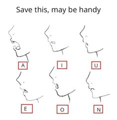 four different faces with the words save this, may be handy on each face