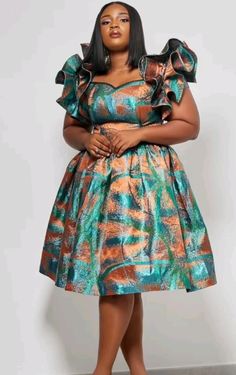 Bridal Things, African Bridal Dress, Simple Dress Casual, Ankara Skirt And Blouse, African Lace Styles, 2piece Outfits, Chic Dress Classy, Ankara Skirt, African Wear Dresses