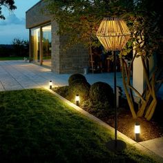 This outdoor solar lantern floor lamp is the best outdoor decor to embellish your pool area, yard or garden. Powered by solar energy, it is more energy efficient and cost effective. These Outdoor Lights are LED-powered and waterproof rated. They are made of coated metal to prevent rusting and are suitable for any outdoor environment. It's the best gift for friend and family. Lamp shade height 58.27" Light source: High power imitation lumen LED Battery Li-ion 18650 3.7V1200mAH Solar panels: 5V180 Rattan Floor Lamp, Solar Lantern, Outdoor Garden Lighting, Lantern Floor Lamp, Casa Exterior, Lantern Lamp, Pathway Lighting, Solar Lanterns, Outdoor Lights