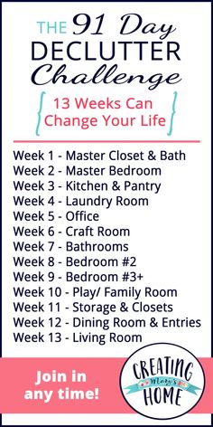 the 9 day declutter challenge is here