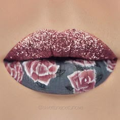 25 amazing lip art ideas from Instagram                                                                                                                                                                                 More Lips Art, Makeup Goals