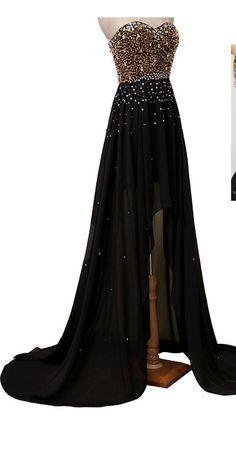 Sweetheart Evening Dress, Dress For Evening, Evening Dress Black, Copper Dress, Beaded Designs, Royal Ball, Evening Dress Long, Black Evening Dress, Dress For