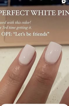 Essie Pedicure Colors, 2024 Mani Pedi Combos, Light Neutral Nails, Milky White Nails Opi, Neutral Opi Gel Colors, Neutral Bridesmaid Nails, Opi Milky White, Natural Nails Manicure, Opi Gel Nails