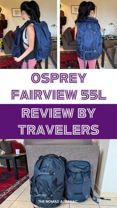 osprey fairview 55 review Backpacking Outfits, Travel Backpack Essentials, Osprey Farpoint, Travel Backpack Carry On, Backpacking Essentials