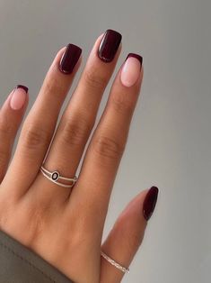 Gel Lak Nails, Trendy Dip Nails, Late Winter Nails, Kutek Disney, Autumn October, Fall Nail Trends, Fall Gel Nails, Valentine Nails, Airbrush App