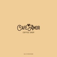 the logo for cafe amor coffee shop