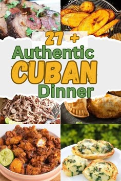 the ultimate guide to authentic cuban food and drink in this postcard style photo collage