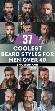 Reinvent your style and make a statement with our selection of 37 hair and beard styles for men over 40. This guide offers unique insights into combining hair and beard styles for a cohesive look that speaks volumes about your maturity and elegance. Discover the secrets to mastering the perfect beard and hair duo that compliments your life’s achievements. Tapered Beard Styles, Men’s Beard Styles, Mens Beard Styles, Long Beard Styles For Men, Beard Styles For Older Men, Hairstyle And Beard, Modern Beard Styles, Beards Styles, New Beard Style