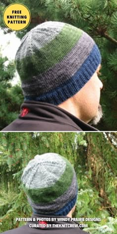 Looking for the perfect winter accessory for the man in your life? Check out these free knitting patterns for men's hats! These patterns will help you make cozy, stylish hats that he'll love to wear. Knitted Hats For Men, Unique Sewing Patterns, Prairie Design, Bulky Knit, Knit Hat For Men, Knitting Patterns Free Hats, Free Knitting Patterns