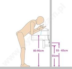 the height of a mannequin standing next to a pole with measurements on it