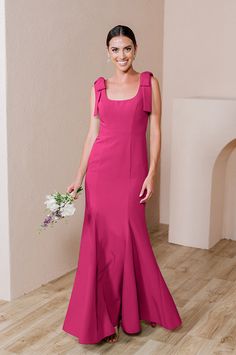 Model: Lindsey; Size: 4 Revelry Bridesmaid Dresses Pink, Bridesmaid Lineup, Revelry Bridesmaid Dresses, Revelry Bridesmaid, Bridesmaid Dresses Pink, Madonna Inn, Flirty Style, Wedding Parties Colors, Dress Outer