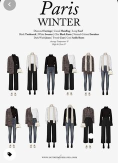 What To Wear To Paris, Paris Travel Wardrobe, Paris In The Winter, Outfits Paris, Paris Winter, Bags Ideas, Capsule Wardrobe Outfits, Outfit For Travel