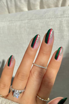 Get festive and fun inspiration from these Christmas and holiday season manicures by nail artists and nail polish brands.


Photo via Instagram/@amyytran



christmas nails
december nails
winter christmas nails
classy christmas nails Red Accent Nails, Holidays Nails, Nails Festive, Gucci Nails, Festive Manicure, New Years Nail Designs, Geometric Nail Art