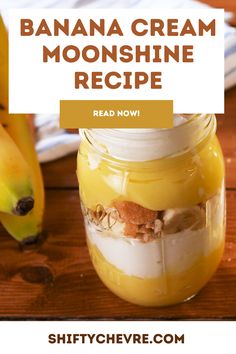 banana cream moonshine recipe Banana Cream Pie Moonshine, Banana Cream Moonshine Recipes, Sipping Cream Moonshine Recipes, Banana Pudding Moonshine Recipes, Salted Caramel Moonshine Recipe, Homemade Moonshine Recipes, Banana Pudding Moonshine, Crockpot Moonshine