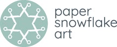 the logo for paper snowflake art