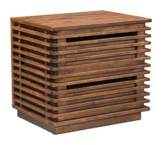 a stack of wooden crates stacked on top of each other in front of a white background