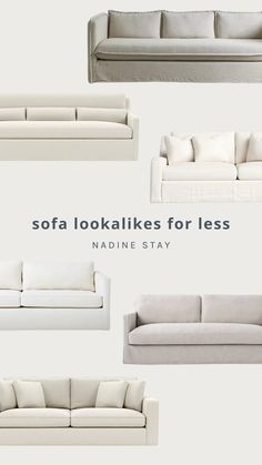 the sofa looks like for less than one