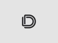 the letter d is made up of black and white letters, which appear to be capitalized