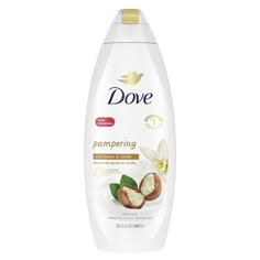 New Dove Body Wash for Dry Skin Shea Butter with Warm Vanilla Cleanser That Effectively Washes Away Bacteria While Nourishing Your Skin 22 oz Description Looking for a skin cleanser that indulges your senses and helps to soften skin. The 1 dermatologist recommended body wash, Dove Shea Butter with Warm Vanilla Body Wash nourishes your skin and senses with shea butter and warm vanilla while leaving skin soft and smooth. This Shea Butter body wash is sulfate and paraben-free with a mild, pH-balanc Suave Body Wash Milk And Honey, Dove Purely Pampering, Pamper Skin, Vanilla Body Wash, Dove Body Wash, Dove Beauty, Shower Skin Care, Body Gel, Vanilla Scent