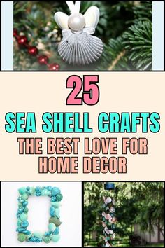 25 sea shell crafts the best love for home decor