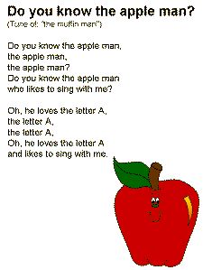 an apple with the words do you know the apple man?