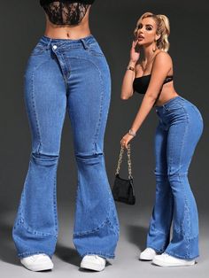 Best Jeans For Women, Diy Fashion Clothing, Trendy Fashion Outfits, Causual Outfits, Simple Outfits, Street Fashion