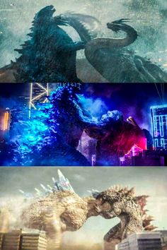 godzillas are in the movies and they look like they're going to die