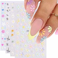 YOSOMMK Pegatinas Design Spring Nail Designs, Nail Art Stickers Decals, Spring Nail, Nail Designs Spring, Art Stickers, Nail Art Stickers, Makeup Skin Care, Men's Grooming, Skin Makeup