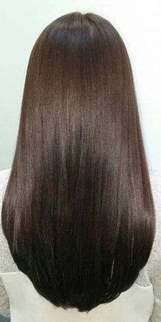 Straight Hair Tips, Round Haircut, Long Length Haircuts, One Length Haircuts, One Length Hair, Haircut Women, Hair Color Light Brown