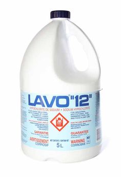 a gallon of lavavol is shown on a white background