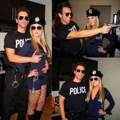 Halloween Cop, Cop Halloween Costume, Police Halloween Costumes, Costume Couples, Meme Costume, Halloween Costume Design, Police Costume, Costumes For Halloween