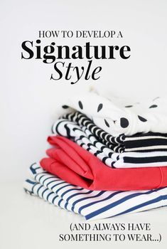 Developing Your Own Style, How To Find Your Signature Style, Signature Look Ideas, How To Find Your Personal Style, How To Find Your Style Fashion, Personal Uniform Ideas, Signature Style Ideas, Signature Style Clothing, Healthy Personality