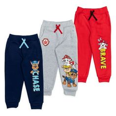 Get ready for a fun adventure in this adorable Paw Patrol Pants! Join Marshall, Chase, Rubble, Skye, Rocky, Zuma, Everest, and the rest of the rescue pups as they help solve problems around Adventure Bay with their pal Ryder. Always ready to help a friend, these mighty pups need your little helpers assistance to complete their mission, save the day, and bring a smile to the faces of those around them. Your child will love to wear this cute, comfy and stylish pants featuring their favorite Paw Pa Paw Patrol Chase, Police Dog, Boy Activewear, Chase Paw Patrol, Style Sweatpants, Boys Fleece, Stylish Pants, Girls Fleece, Kids Clothes Boys