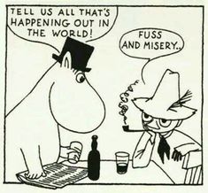 an old comic strip with a hippo talking to a man in a top hat