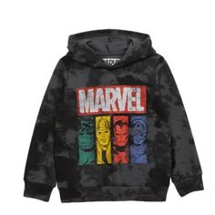 Nwot Marvel Friends Peek Out From Bold Blocks On This Cool Cotton-Blend Hoodie That Will Have Them Ready For Everyday Adventures Or Theme Park Trips. Side Cut Pockets Marvel Hoodie, Boy Jumper, Superhero Fashion, Marvel Kids, Kids Tie Dye, Kids Fleece, Tie Dye Sweatshirt, Tie Dye Hoodie, Black Camo