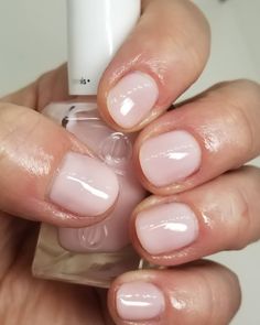 Essie Gel Couture | Sheer Fantasy ♡ "a graceful sheer pink" Essie Gel Couture Swatches, Essie Gel Polish, French Manicure Gel, Manicure Gel Polish, Sheer Nail Polish, Pink French Manicure, Sheer Nails, Gel French Manicure, Essie Gel Couture