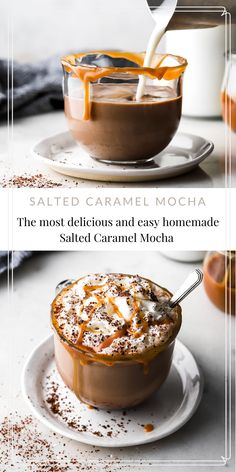 salted caramel mocha is the most delicious and easy homemade salted caramel mocha