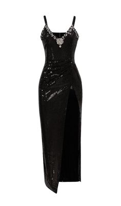 Black Floor-length Dress With Sequins, Black Contrast Sequin Prom Dresses, Black Floor-length Sequin Dress For Evening, Black Contrast Sequin Dress For Prom, Formal Black Dress With Contrast Sequin, Black Embellished Sequin Dress For Prom, Black Sequin Dress With Contrast Sequin For Prom, Black Sequin Fabric For Prom Season, Black Contrast Sequin Dress For Prom Season