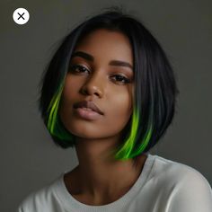 Get an inspiration for your next haircut from Remini . . . . 🔗https://reminidownload.com/ #remini#ai#aiphotography#photoediting#hairstyle#artificialintelligence#trending#reminiedit Colorful Bob Hair, Short Coloured Hair, Hair Color Bob, Short Green Hair, Short Blue Hair, Hair 2016, Short Hair Trends, Hair Tutorials Easy, Short Hair Color