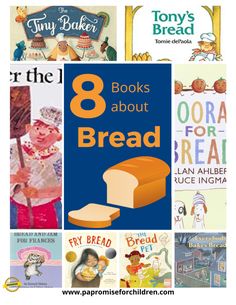 books about bread with the title 8 books about bread written by tony's bread