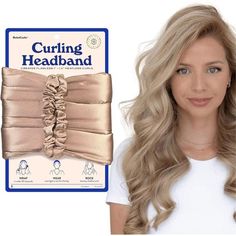 Satin Heatless Hair Curler: Want Beautiful, Silky Curls Without Heat Damage? Our Curling Headband Uses A Patented Design To Create Long-Lasting Curls Without Exposing It To The High Temperatures That Will Damage Your Hair. Ditch Your Curling Iron Today. Easy, Effortless Curls: Our Heatless Curling Set Is Designed To Create 11 1/2-Inch Ringlets In Most Hair Types, Because Curling Hair Should Be Easy No Matter Your Natural Hair Type. We Make Videos And Host Consultations To Help You Create Your Lo Curling Headband, Heatless Curling Rod Headband, Curling Rod Headband, Curls Without Heat, Heatless Curling Rod, No Heat Hair Curlers, Heatless Curling, Hair Without Heat, Heatless Hair