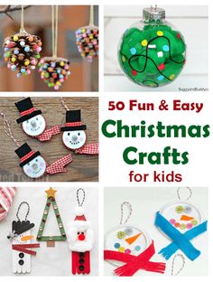 christmas crafts for kids that are easy to make