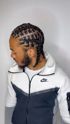 Loc Men Styles, Twist For Men, Barrel Twist, Two Strand Twist, Starter Locs, Black Men Hairstyles, Men Hairstyles