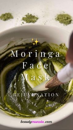 Powder Face Mask, Moringa Recipes, Moringa Benefits, Aloe Vera Hair Mask, Powder Face, Moringa Powder, Glowing Skin Mask, Diy Skin Care Recipes, Homemade Face