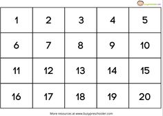 a sud puzzle with numbers to 10 and ten on the top, which is missing