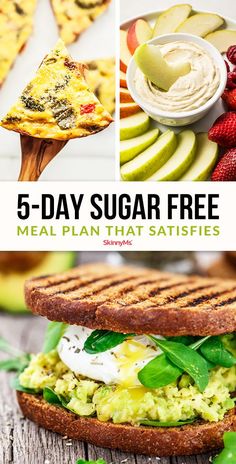 Sugar Free Breakfast Ideas, Sugar Free Meals, Sugar Fast, Ww Snacks