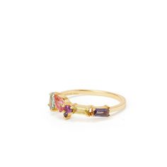 La Mer Ring – Amorcito Colorful Ring, Amethyst And Citrine, Bday List, Ring Stack, Citrine Stone, Cute Rings, Color Ring, Dream Jewelry, Every Color